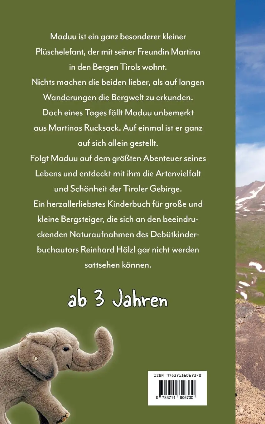 Rückseite: 9783711606730 | Maduus Abenteuer in den Bergen | Reinhard Hölzl | Taschenbuch | 2025