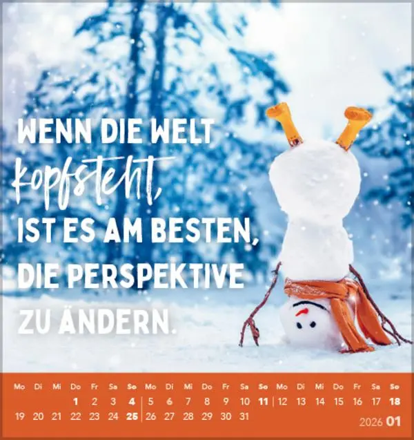 Bild: 9783731886730 | Lieber verrückt das Leben genießen 2026 | Verlag Korsch | Kalender