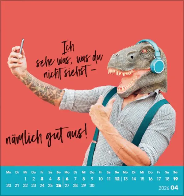 Bild: 9783731886730 | Lieber verrückt das Leben genießen 2026 | Verlag Korsch | Kalender