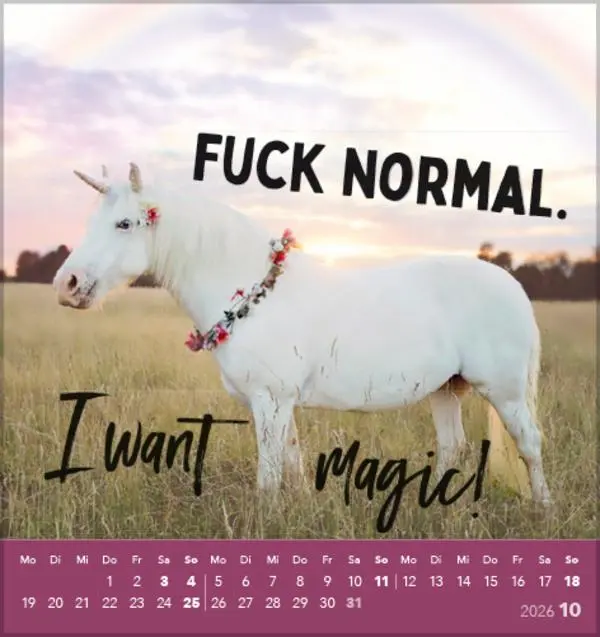 Bild: 9783731886730 | Lieber verrückt das Leben genießen 2026 | Verlag Korsch | Kalender