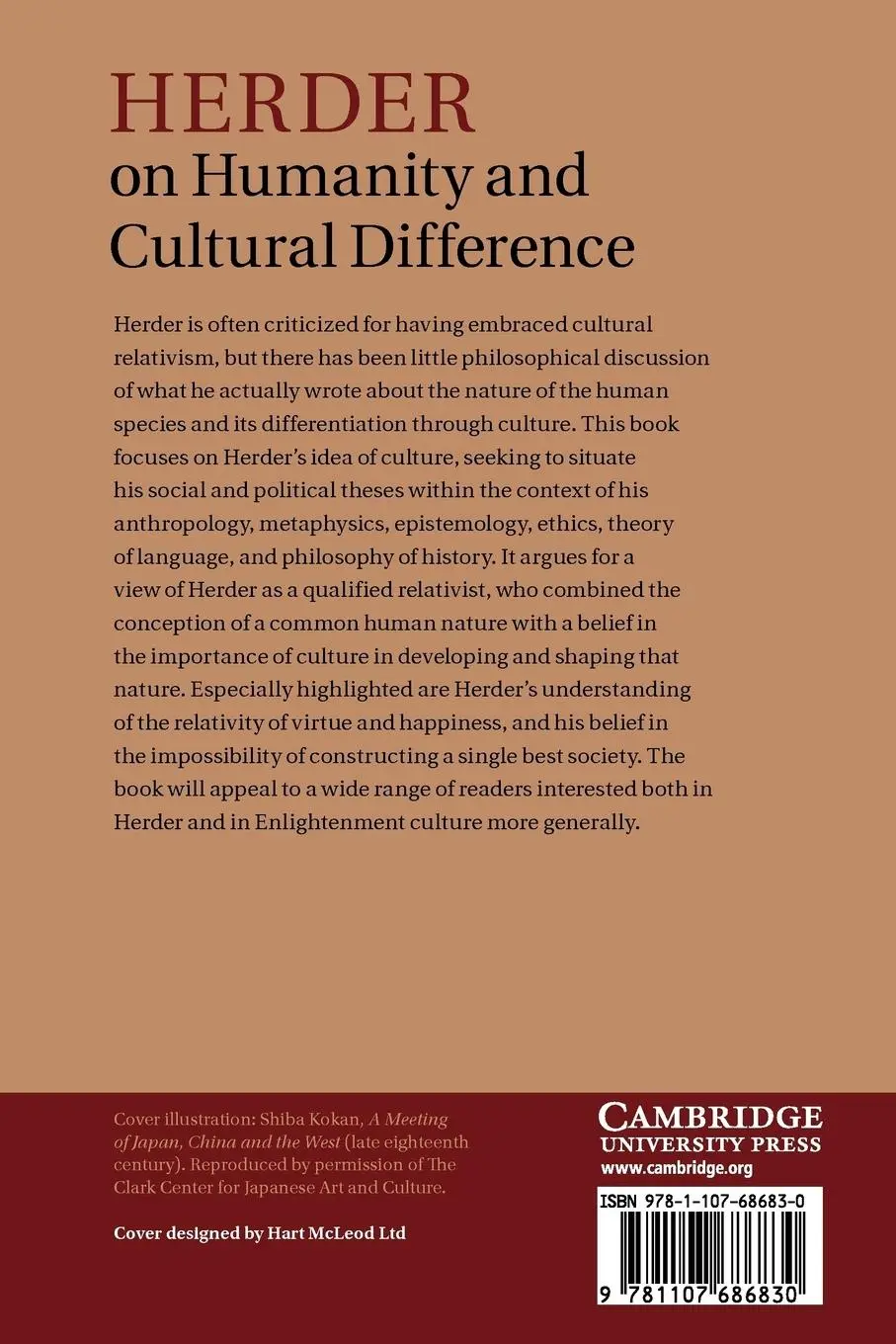 Rückseite: 9781107686830 | Herder on Humanity and Cultural Difference | Enlightened Relativism