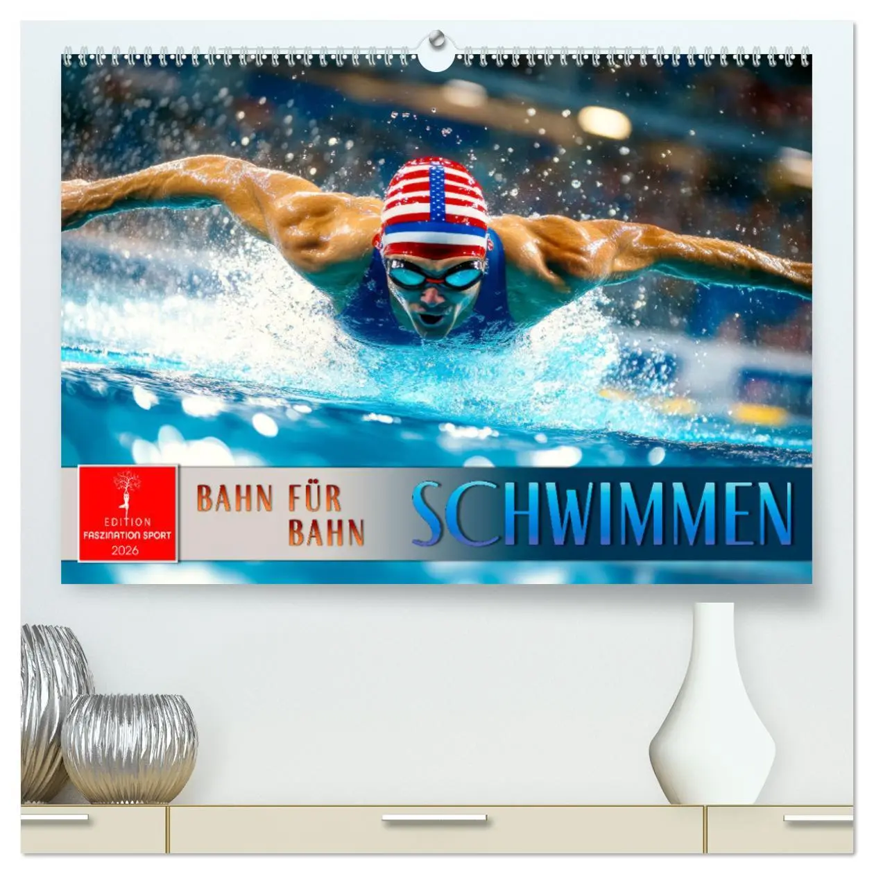 Cover: 9783457266830 | Schwimmen - Bahn für Bahn (hochwertiger Premium Wandkalender 2026...