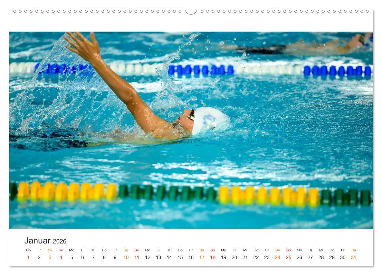 Bild: 9783457266830 | Schwimmen - Bahn für Bahn (hochwertiger Premium Wandkalender 2026...