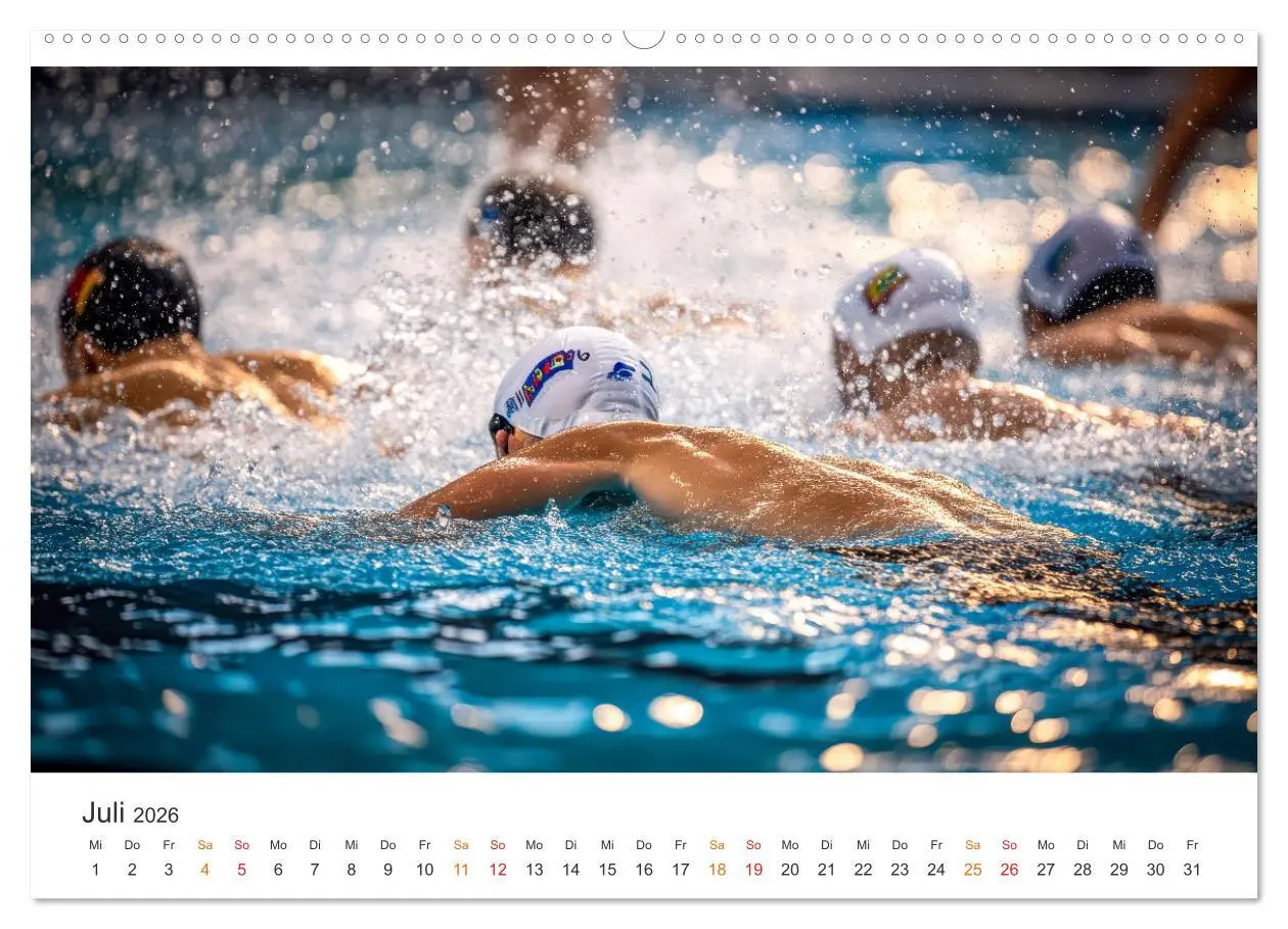Bild: 9783457266830 | Schwimmen - Bahn für Bahn (hochwertiger Premium Wandkalender 2026...