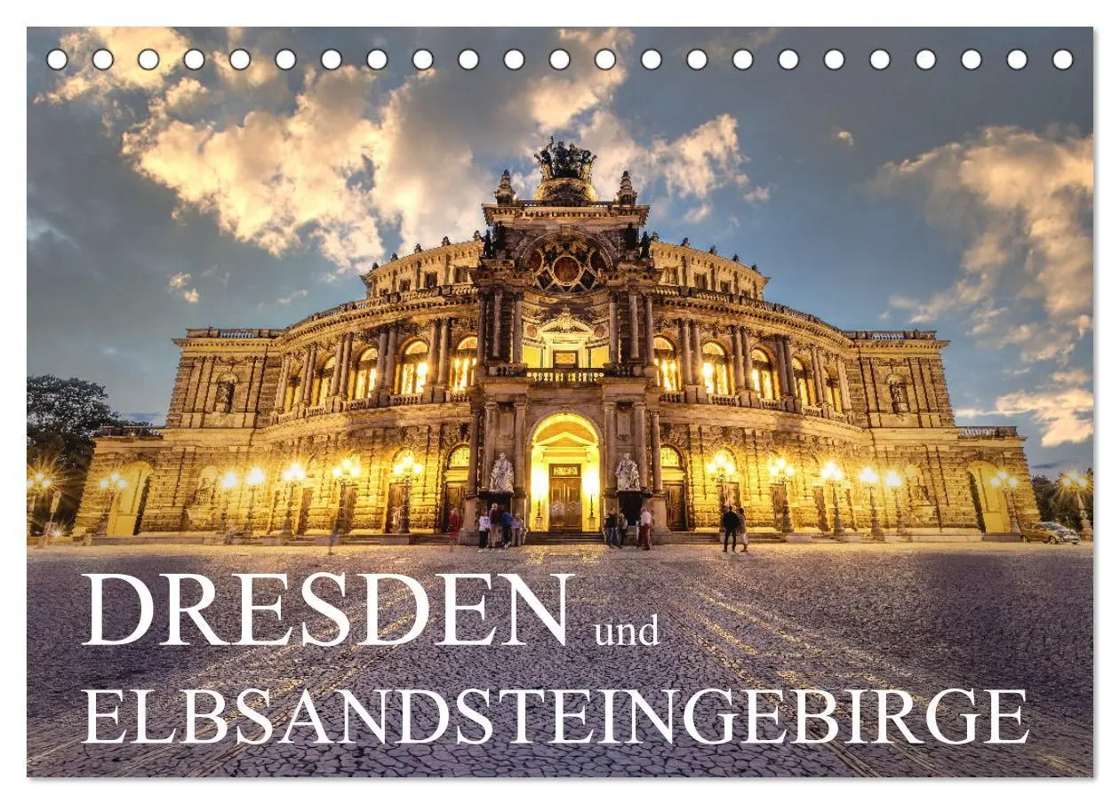 Cover: 9783457406830 | Dresden und Elbsandsteingebirge (Tischkalender 2026 DIN A5 quer),...