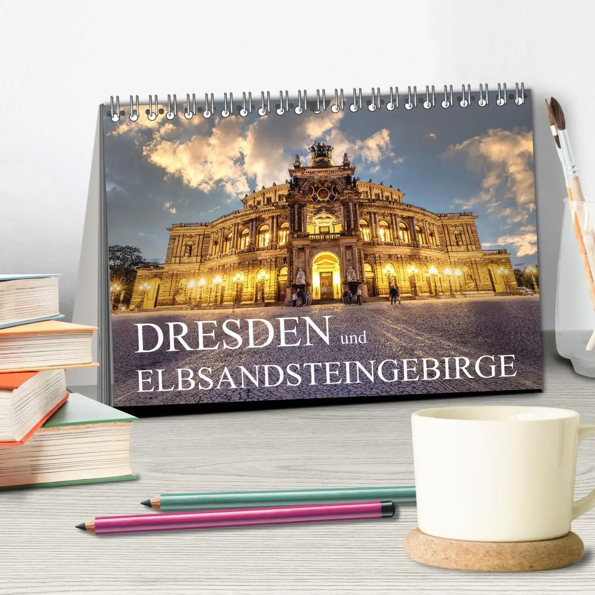 Bild: 9783457406830 | Dresden und Elbsandsteingebirge (Tischkalender 2026 DIN A5 quer),...