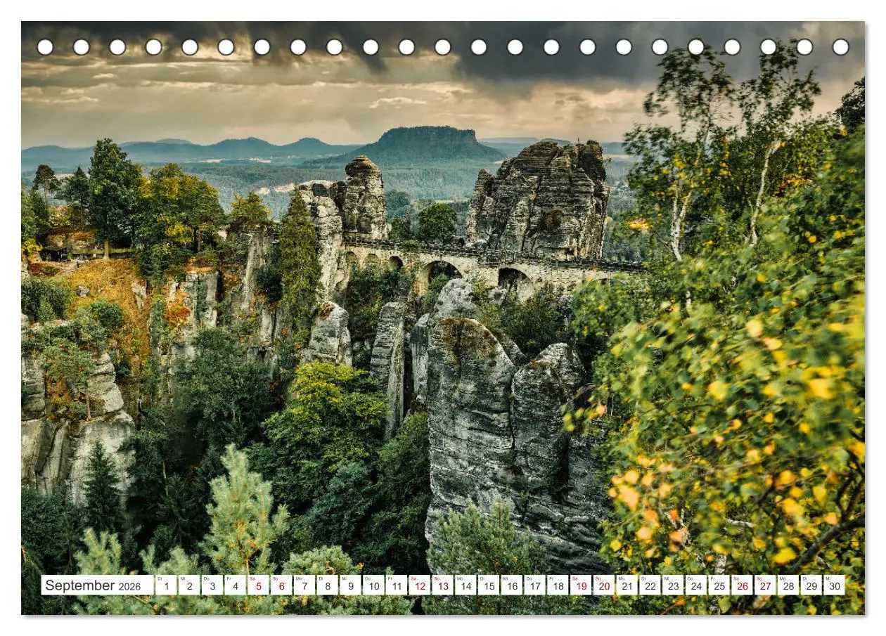Bild: 9783457406830 | Dresden und Elbsandsteingebirge (Tischkalender 2026 DIN A5 quer),...