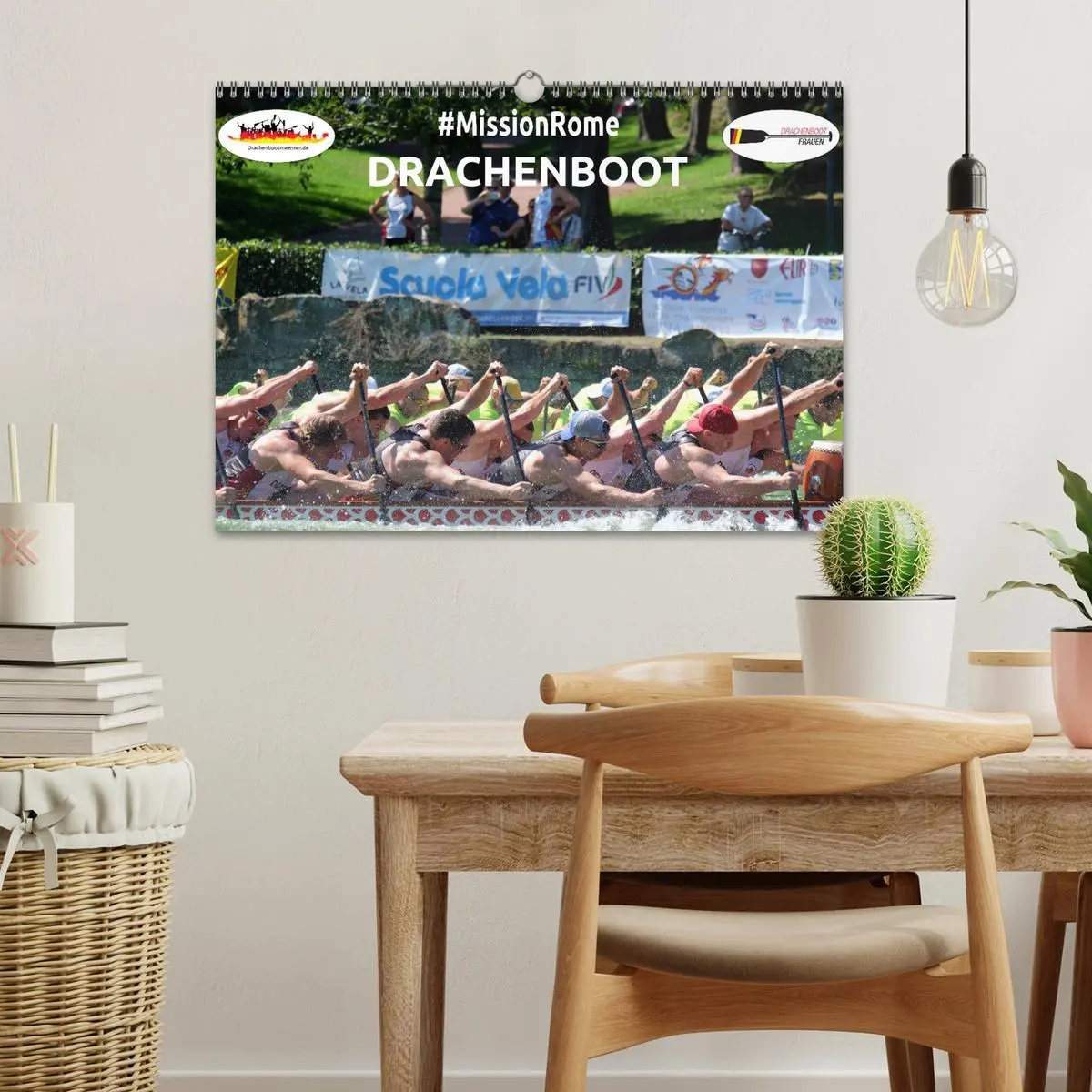Bild: 9783457886830 | Drachenboot - MissionRome (Wandkalender 2026 DIN A3 quer), CALVENDO...