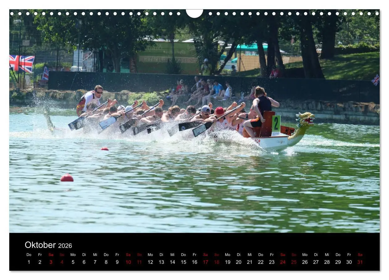 Bild: 9783457886830 | Drachenboot - MissionRome (Wandkalender 2026 DIN A3 quer), CALVENDO...