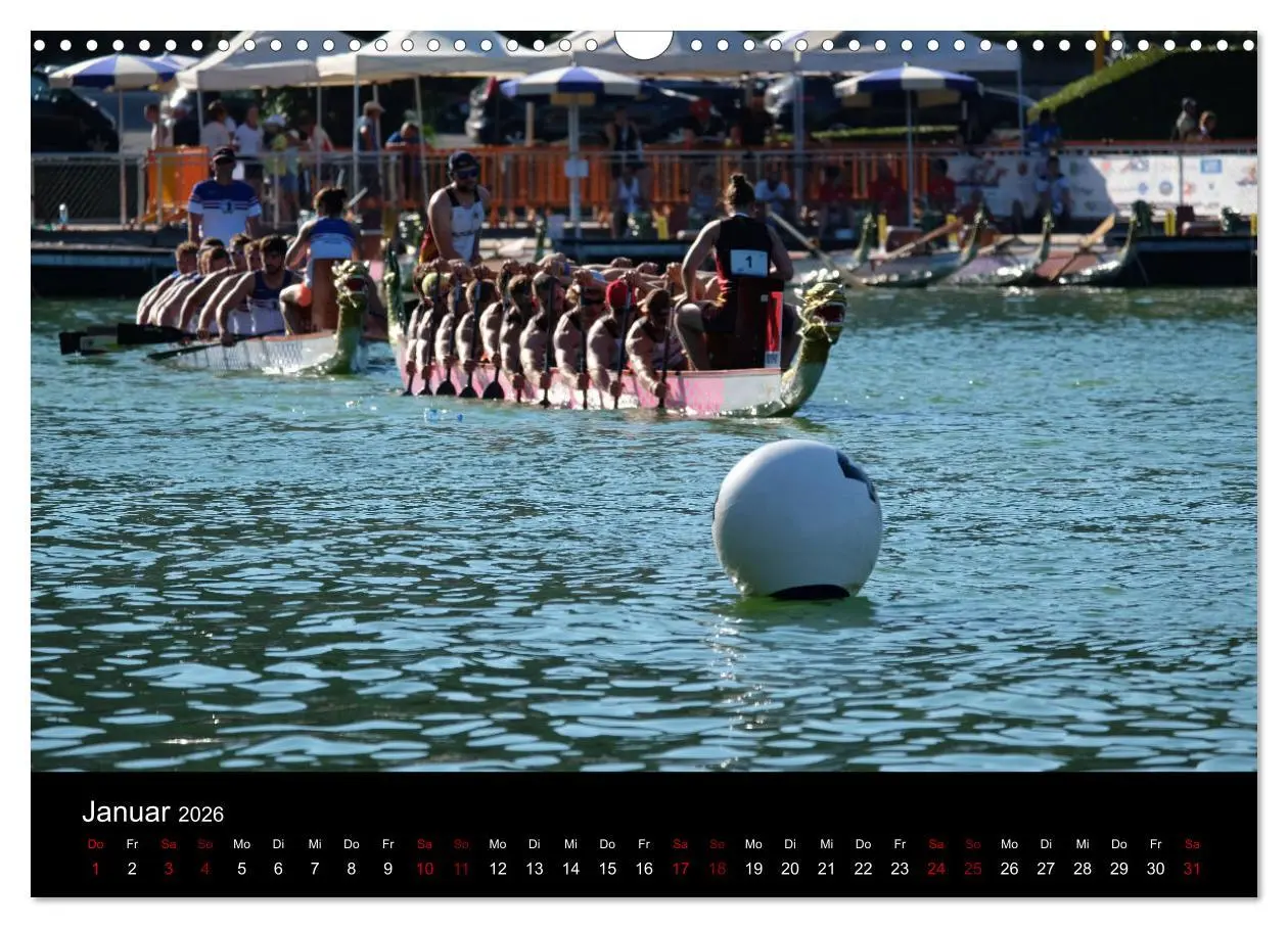 Bild: 9783457886830 | Drachenboot - MissionRome (Wandkalender 2026 DIN A3 quer), CALVENDO...