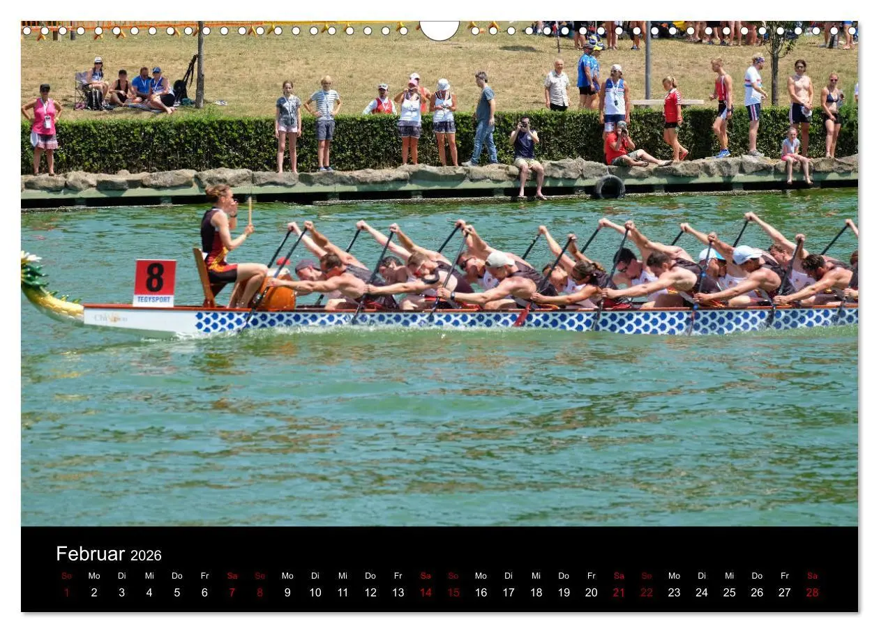 Bild: 9783457886830 | Drachenboot - MissionRome (Wandkalender 2026 DIN A3 quer), CALVENDO...