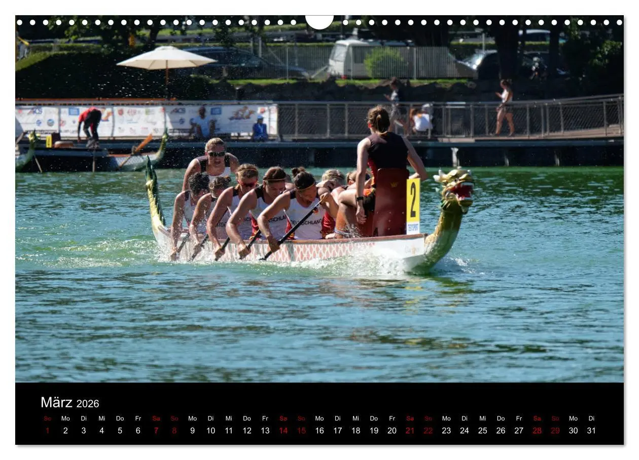 Bild: 9783457886830 | Drachenboot - MissionRome (Wandkalender 2026 DIN A3 quer), CALVENDO...