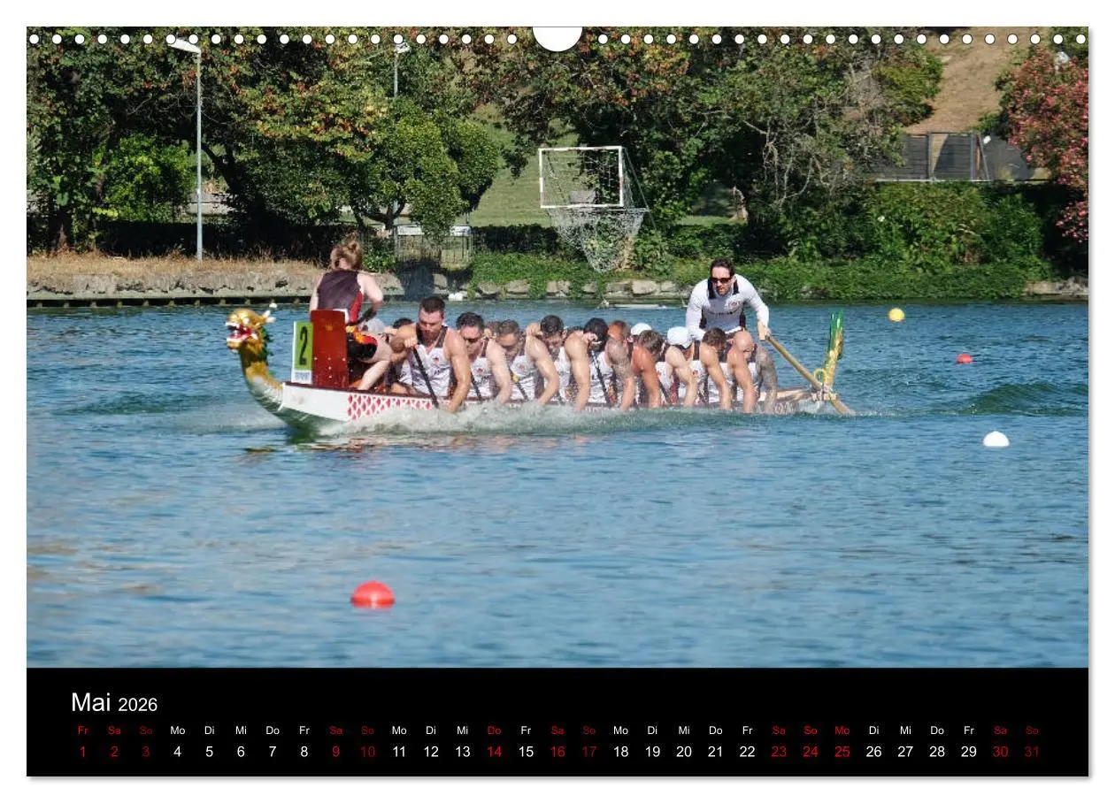 Bild: 9783457886830 | Drachenboot - MissionRome (Wandkalender 2026 DIN A3 quer), CALVENDO...