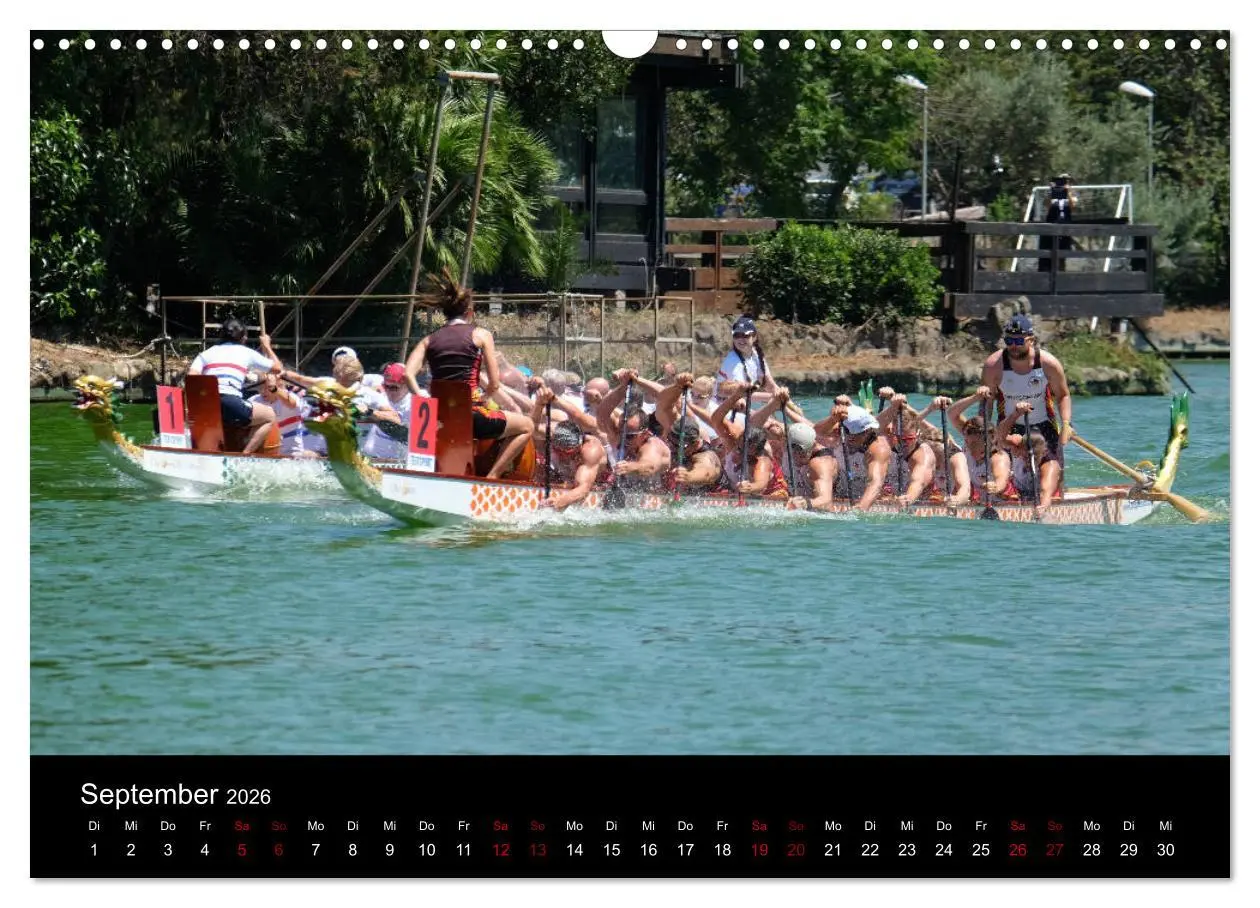 Bild: 9783457886830 | Drachenboot - MissionRome (Wandkalender 2026 DIN A3 quer), CALVENDO...