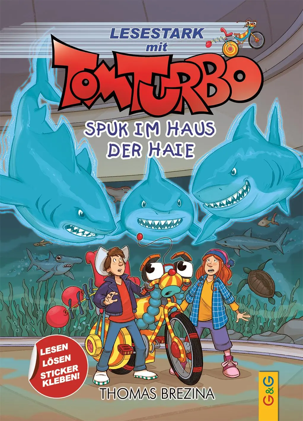Cover: 9783707426830 | Tom Turbo - Lesestark - Spuk im Haus der Haie | Thomas Brezina | Buch