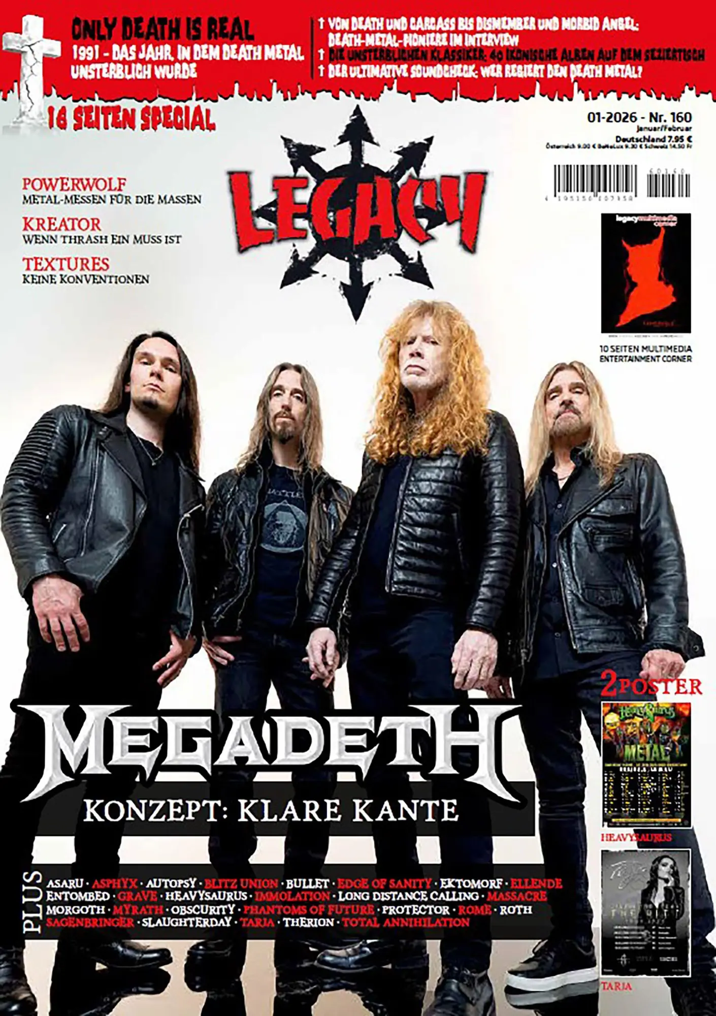 Cover: 9783959366830 | LEGACY MAGAZIN: THE VOICE FROM THE DARKSIDE. Ausgabe #160 (1/2026)