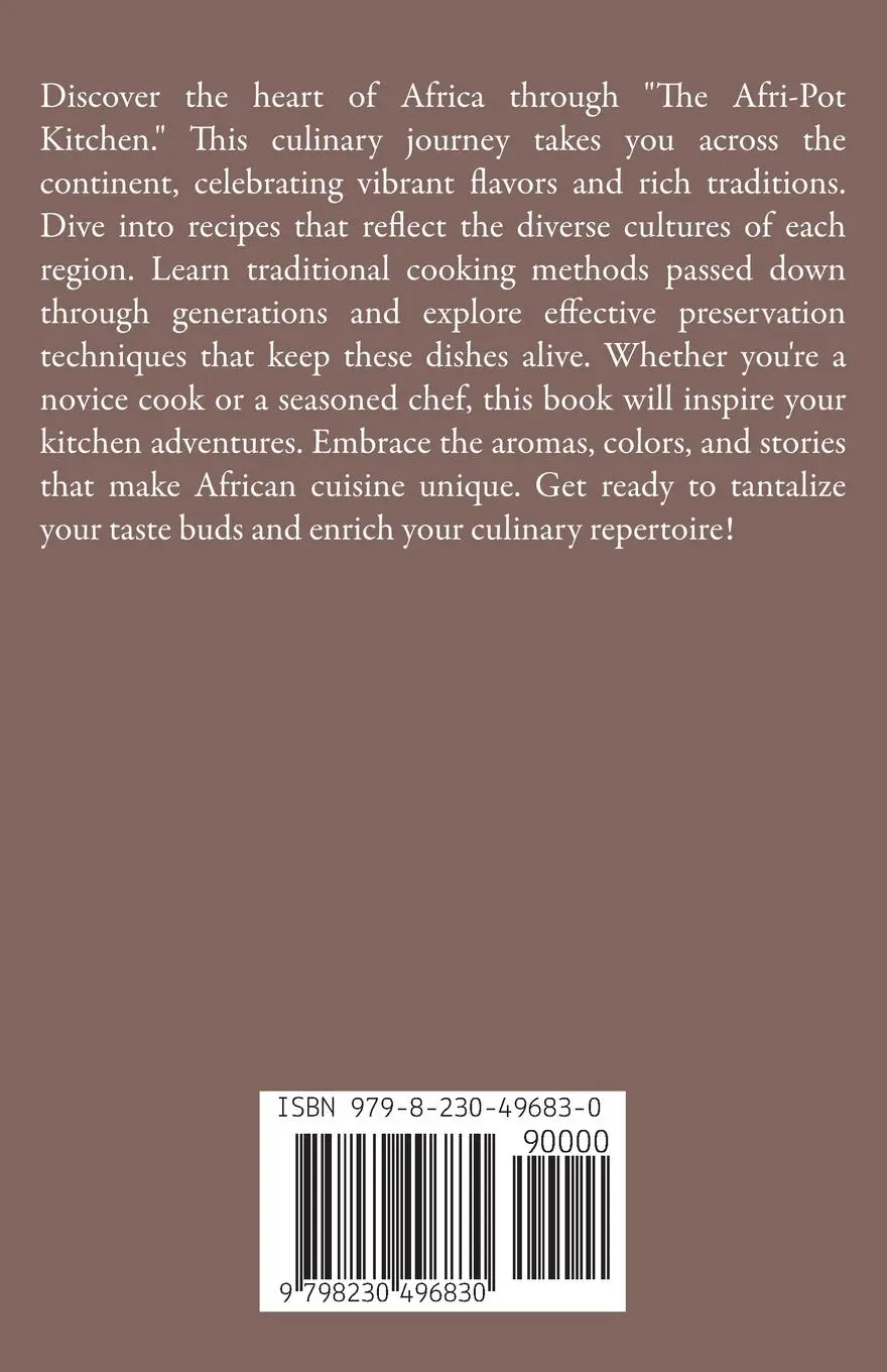 Rückseite: 9798230496830 | The Afri-Pot Kitchen | Orayah Eden Atura | Taschenbuch | Englisch