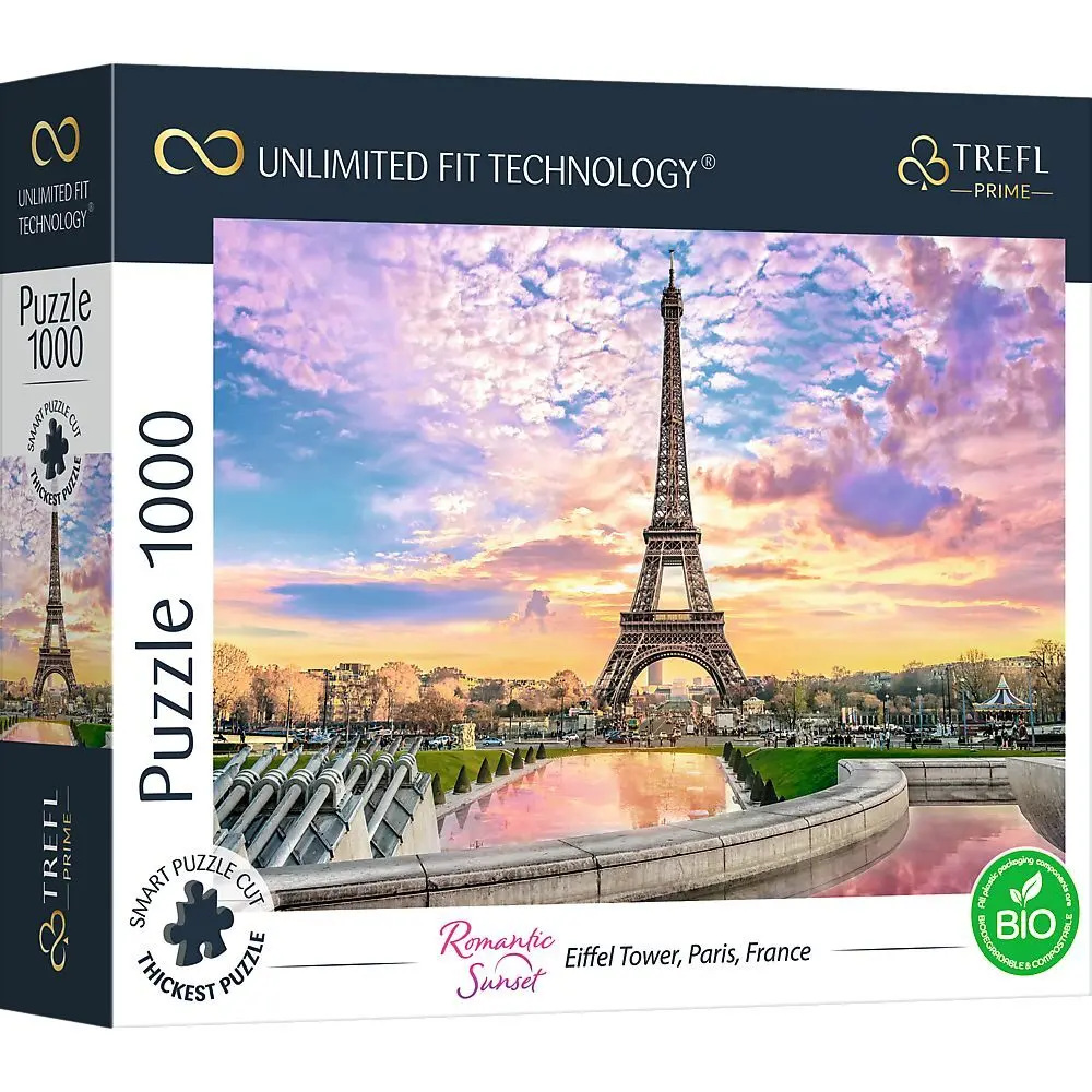 Cover: 5900511106930 | UFT Puzzle 1000 - Romantic Sunset: Eiffel Turm, Paris, Frankreich