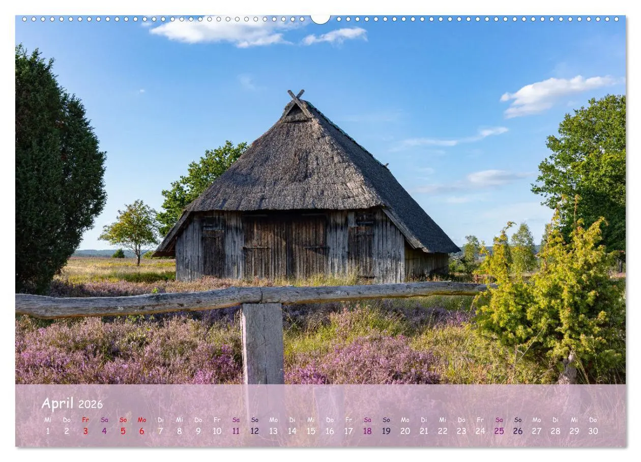Bild: 9783457566930 | Im Herzen der Lüneburger Heide (Wandkalender 2026 DIN A2 quer),...