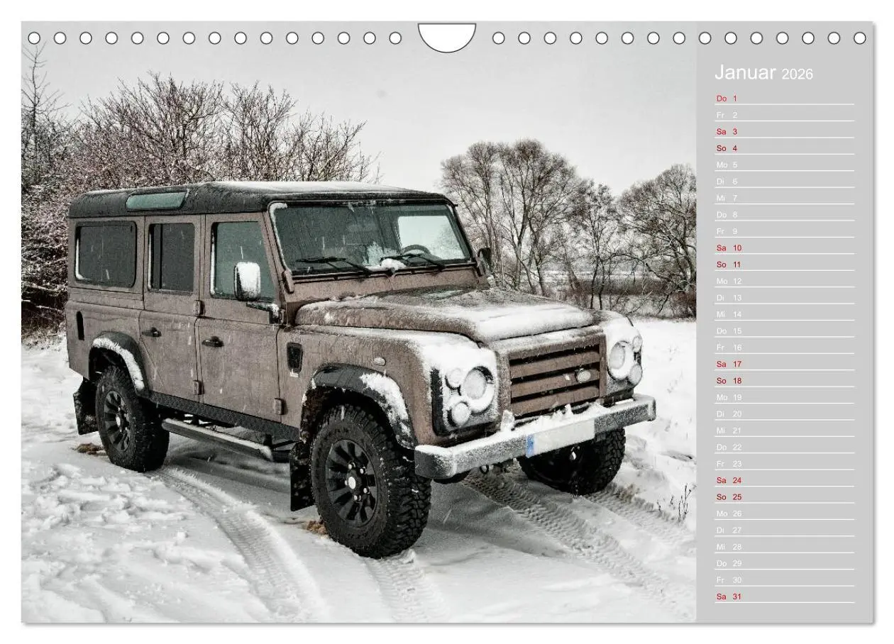 Bild: 9783457876930 | Mit dem 4x4 durch Europa (Wandkalender 2026 DIN A4 quer), CALVENDO...