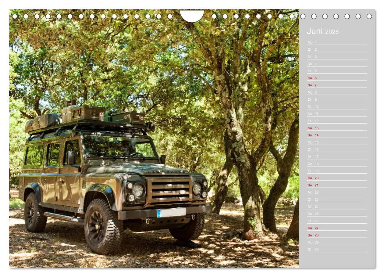 Bild: 9783457876930 | Mit dem 4x4 durch Europa (Wandkalender 2026 DIN A4 quer), CALVENDO...