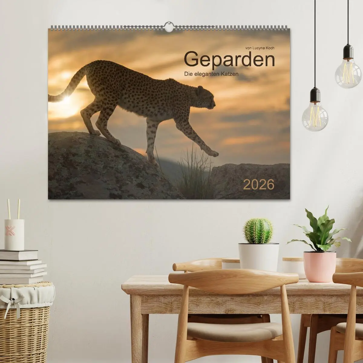 Bild: 9783457946930 | Geparden. Die eleganten Katzen. (Wandkalender 2026 DIN A2 quer),...