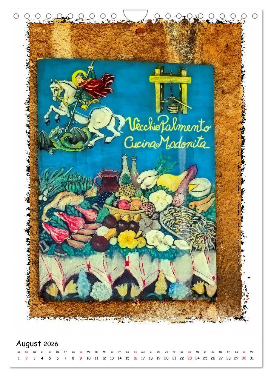 Bild: 9783516276930 | Dorfleben auf Sizilien (Wandkalender 2026 DIN A4 hoch), CALVENDO...