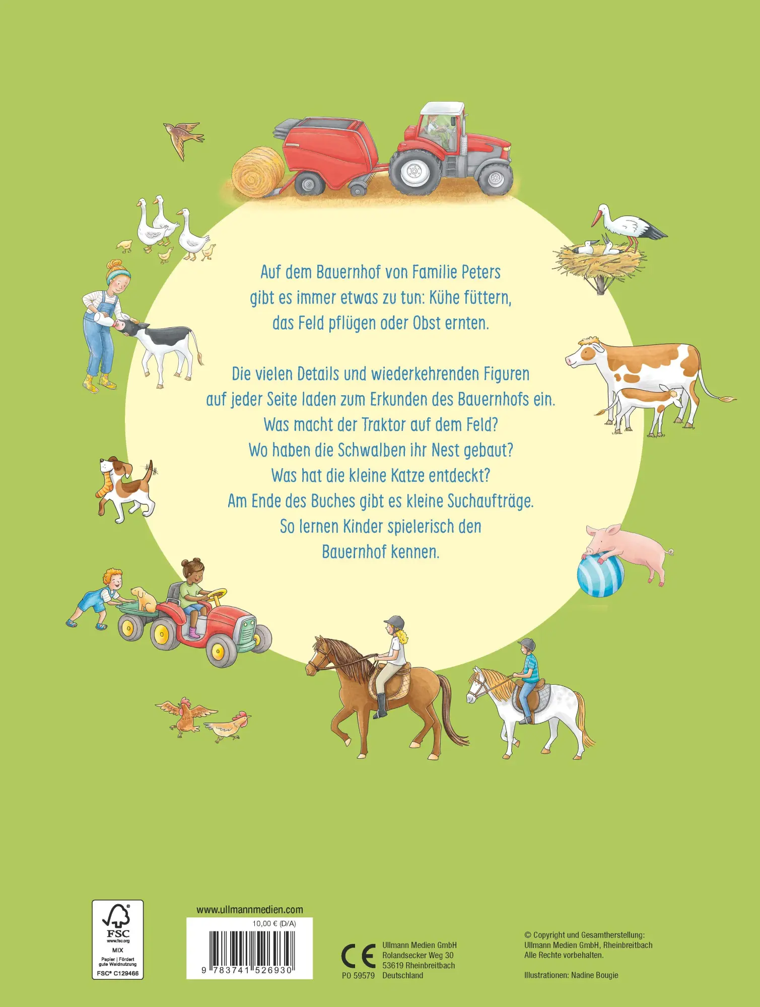 Bild: 9783741526930 | Mein großes Wimmelbuch Bauernhof | Nadine Bougie | Buch | 12 S. | 2023