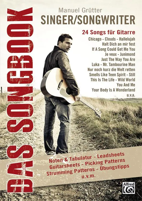Cover: 9783933136930 | Singer/Songwriter - Das Songbook | 24 Songs für Gitarre | Gruetter