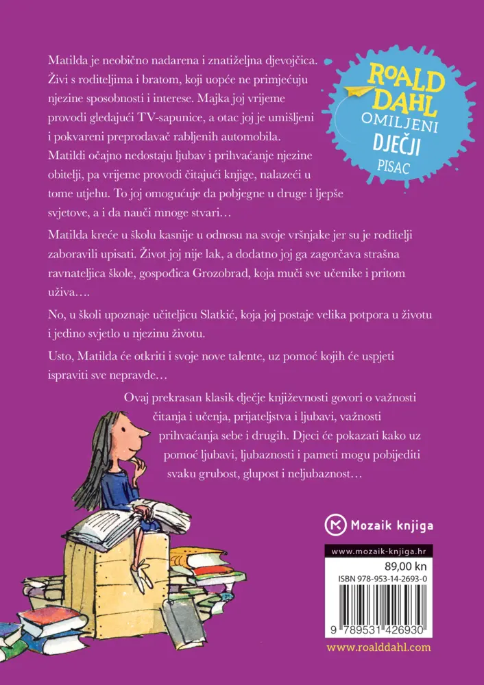 Bild: 9789531426930 | Matilda | Roald Dahl | Buch | ? | 2024 | Mozaik knjiga