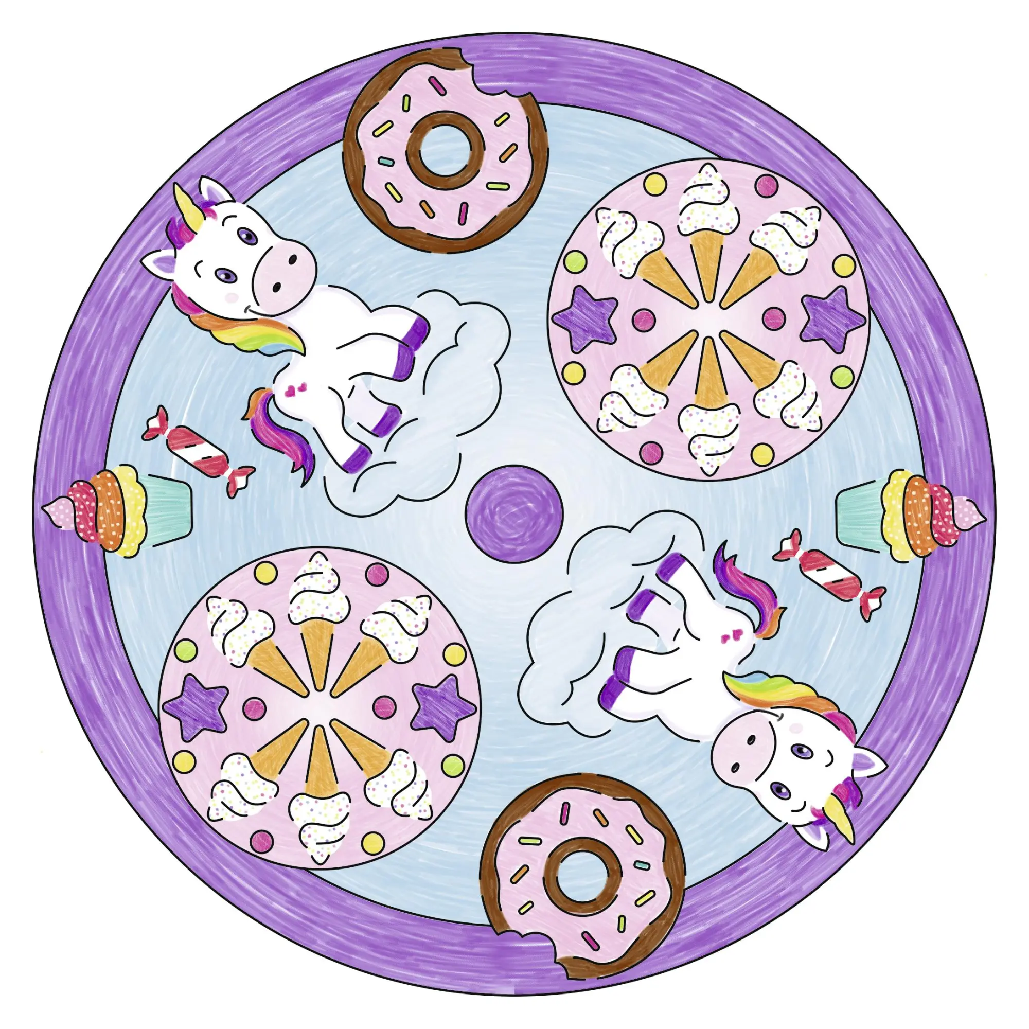 Bild: 4005556297030 | Mandala-Designer® Unicorn MD Midi | Spiel | Spieldauer: beliebig