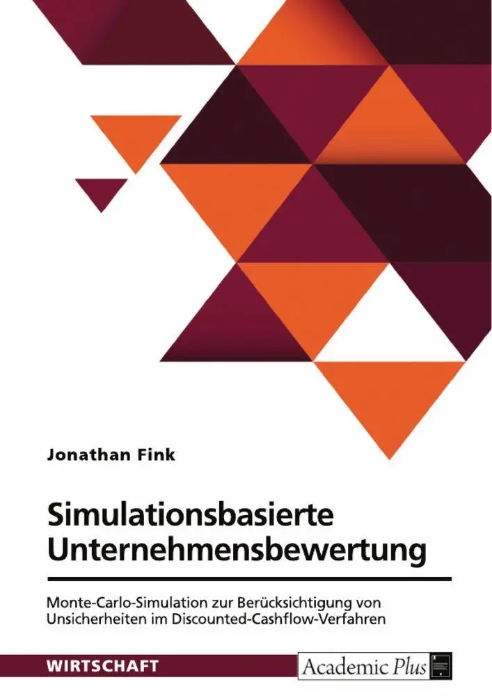 Cover: 9783389077030 | Simulationsbasierte Unternehmensbewertung. Monte-Carlo-Simulation...