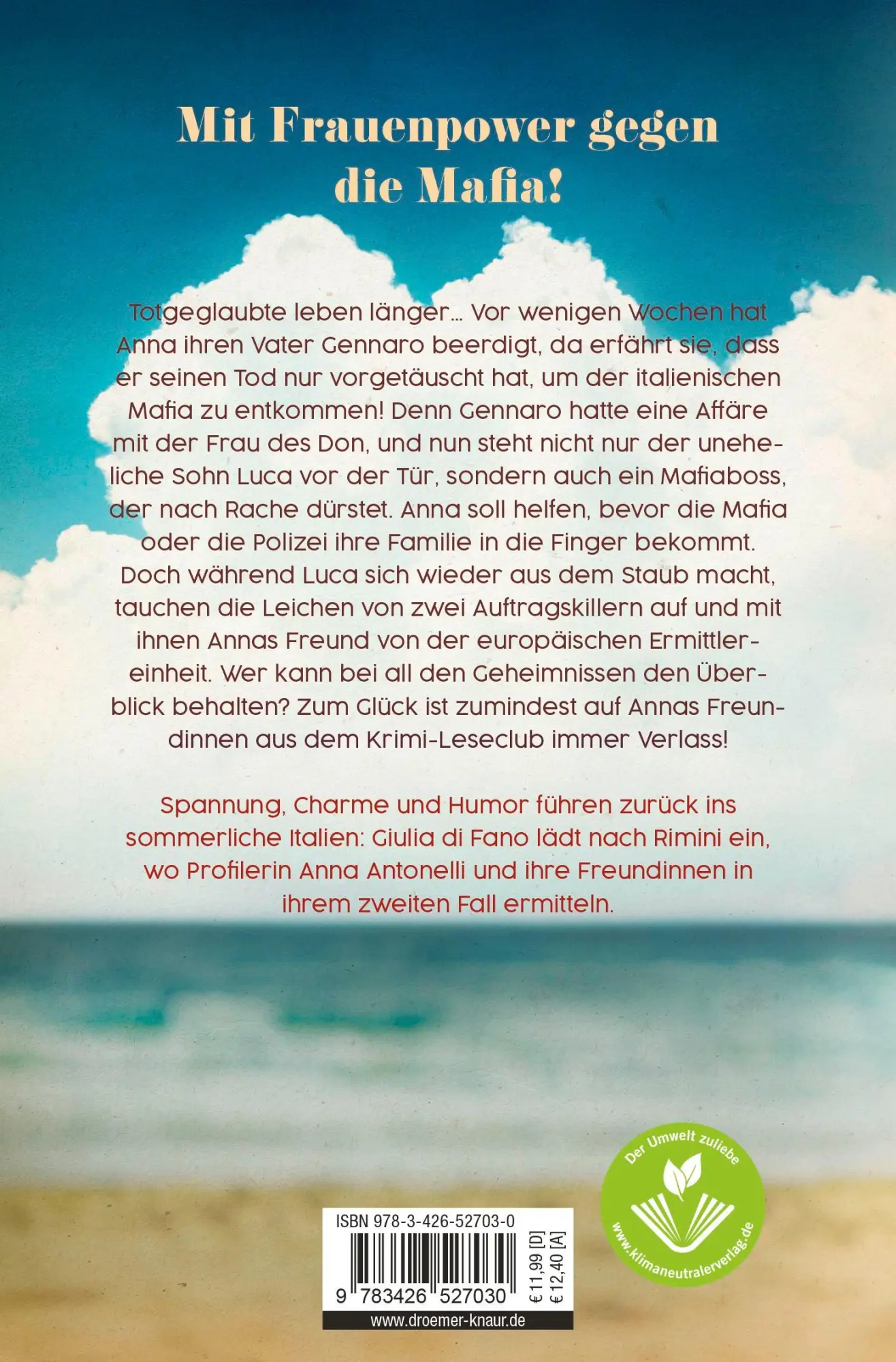 Rückseite: 9783426527030 | Vier Signoras und ein pikantes Geheimnis | Ein Rimini-Krimi | Fano