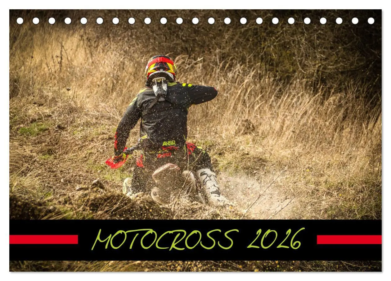 Cover: 9783457767030 | MOTOCROSS 2026 (Tischkalender 2026 DIN A5 quer), CALVENDO...