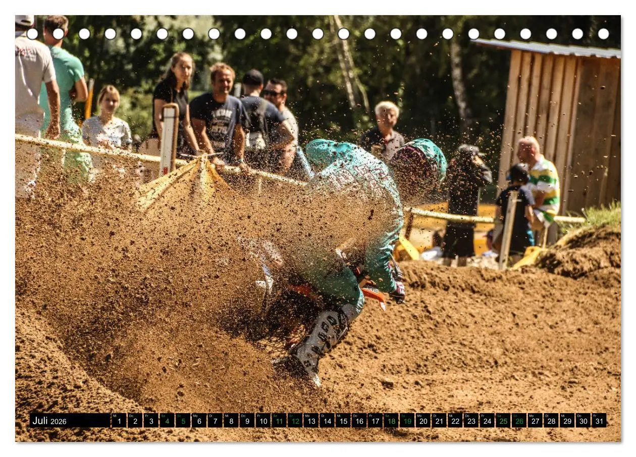 Bild: 9783457767030 | MOTOCROSS 2026 (Tischkalender 2026 DIN A5 quer), CALVENDO...