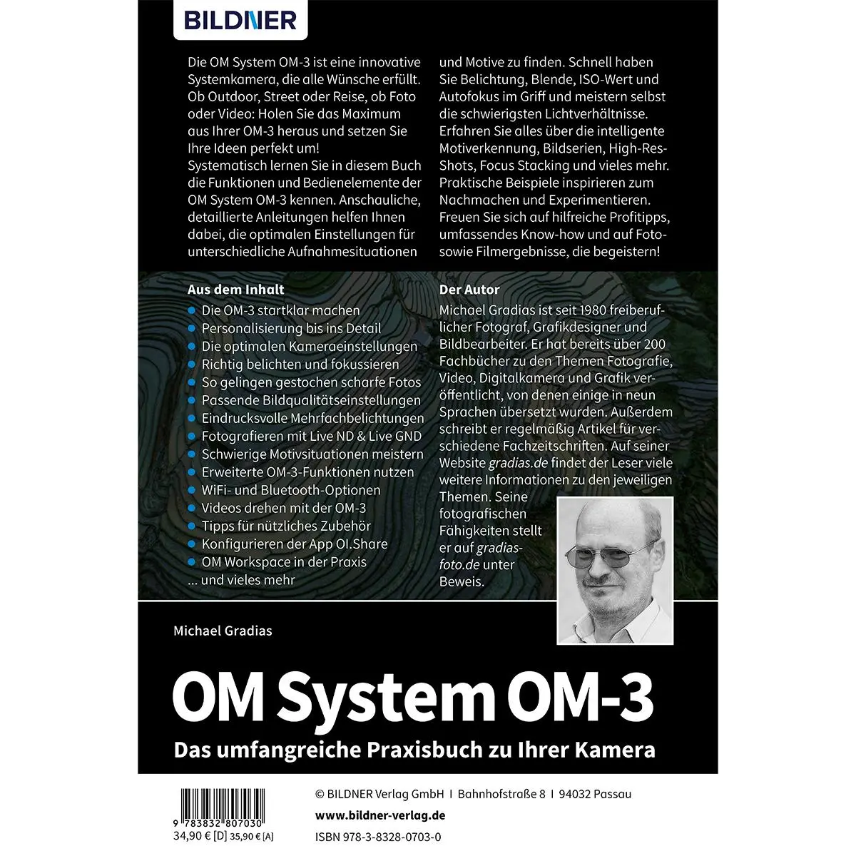 Rückseite: 9783832807030 | OM System OM-3 | Das umfangreiche Praxisbuch zu Ihrer Kamera! | Buch