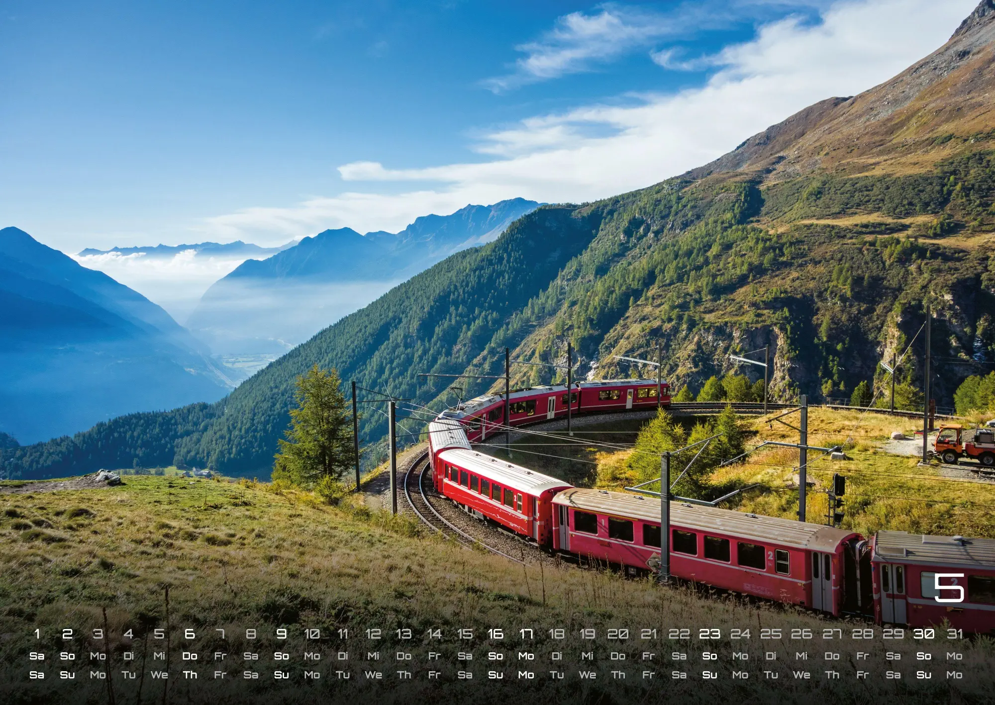Bild: 9783986737030 | Eisenbahn - faszinierende Bahnwelt - 2027 - Kalender DIN A2 | de
