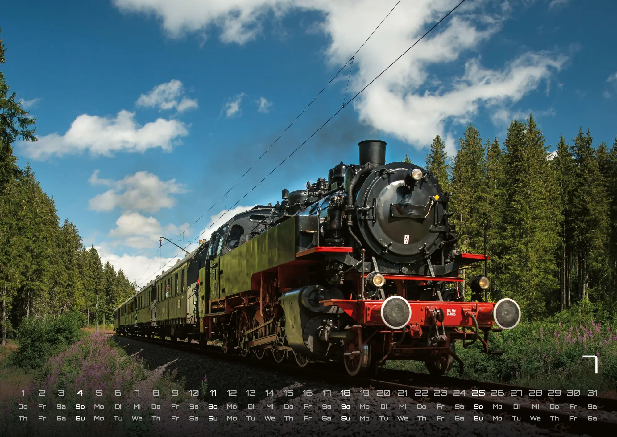 Bild: 9783986737030 | Eisenbahn - faszinierende Bahnwelt - 2027 - Kalender DIN A2 | de