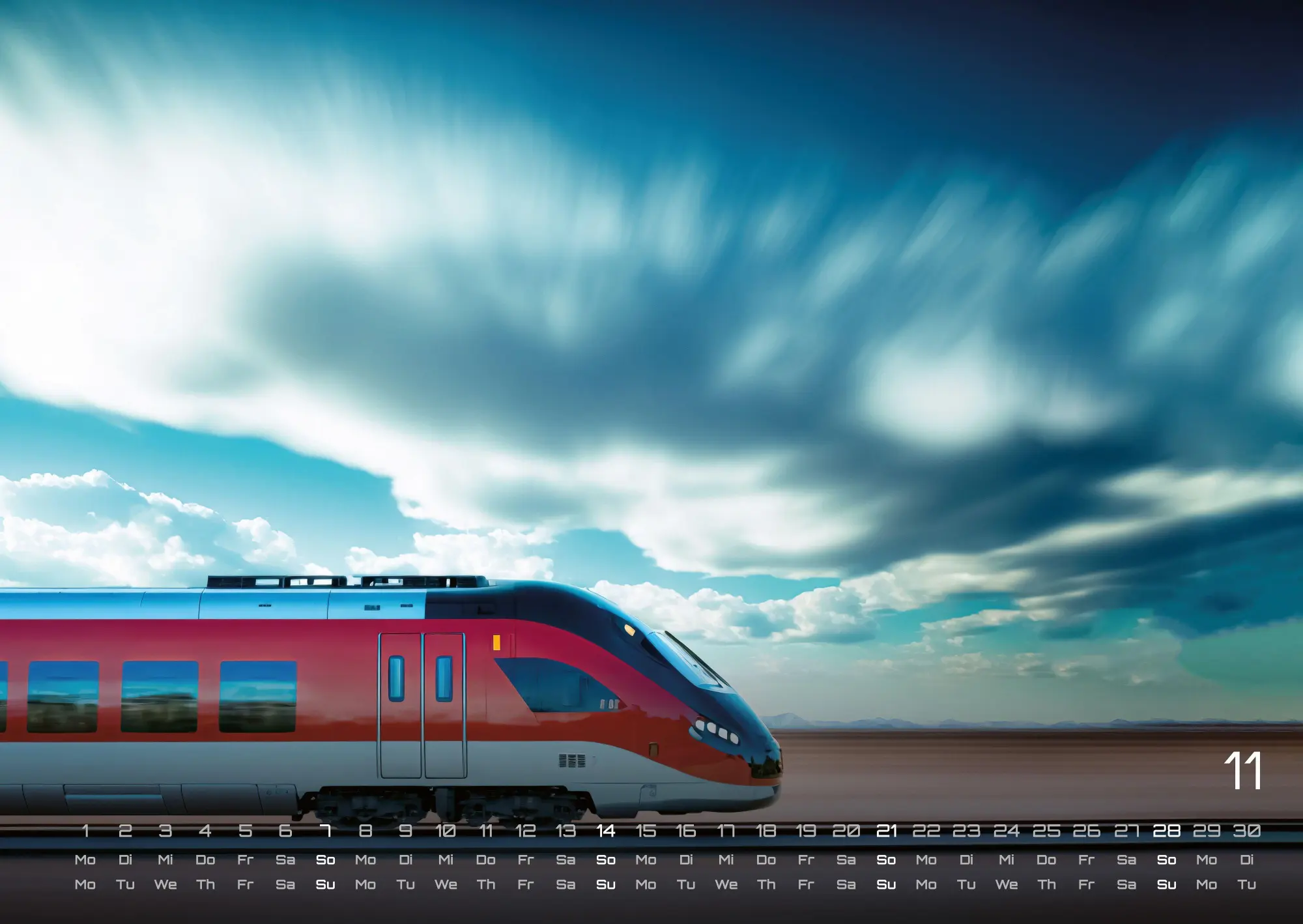 Bild: 9783986737030 | Eisenbahn - faszinierende Bahnwelt - 2027 - Kalender DIN A2 | de