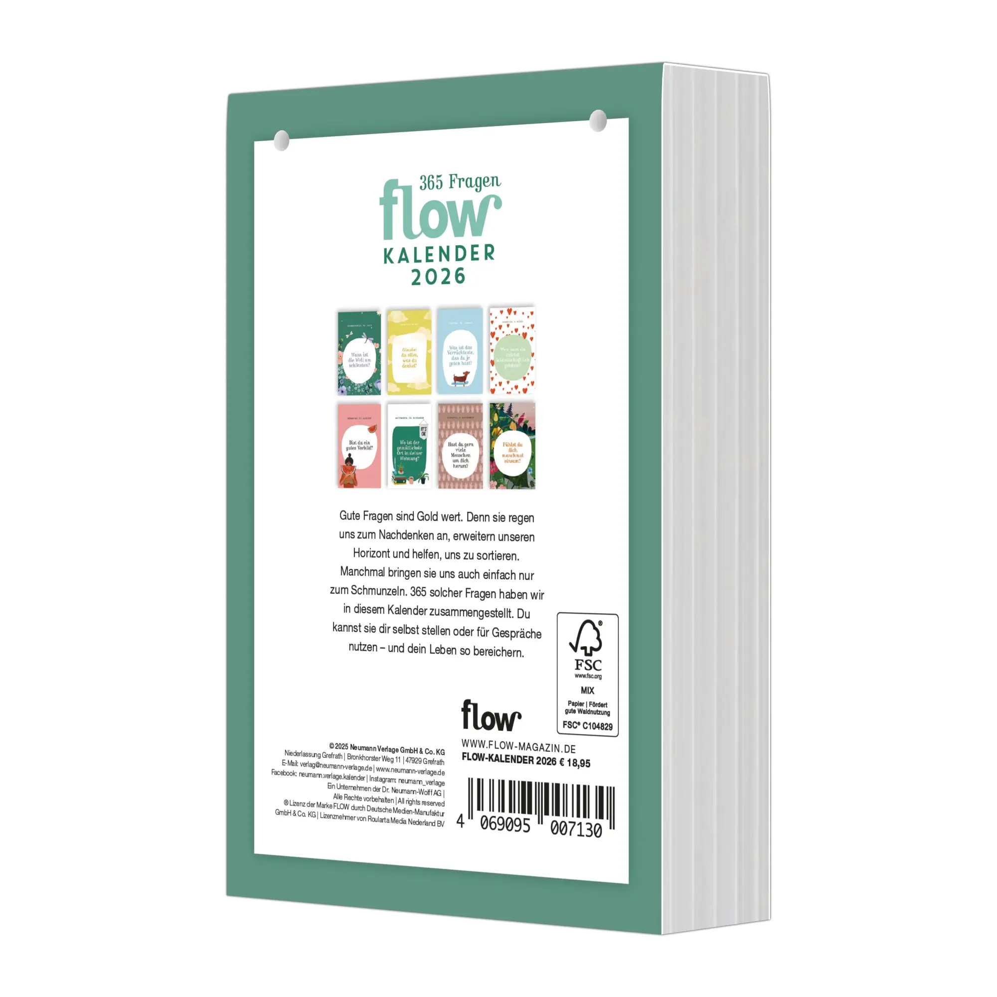 Bild: 4069095007130 | Der Flow Kalender - Tagesabreißkalender im Format 13 x 19 | Kalender