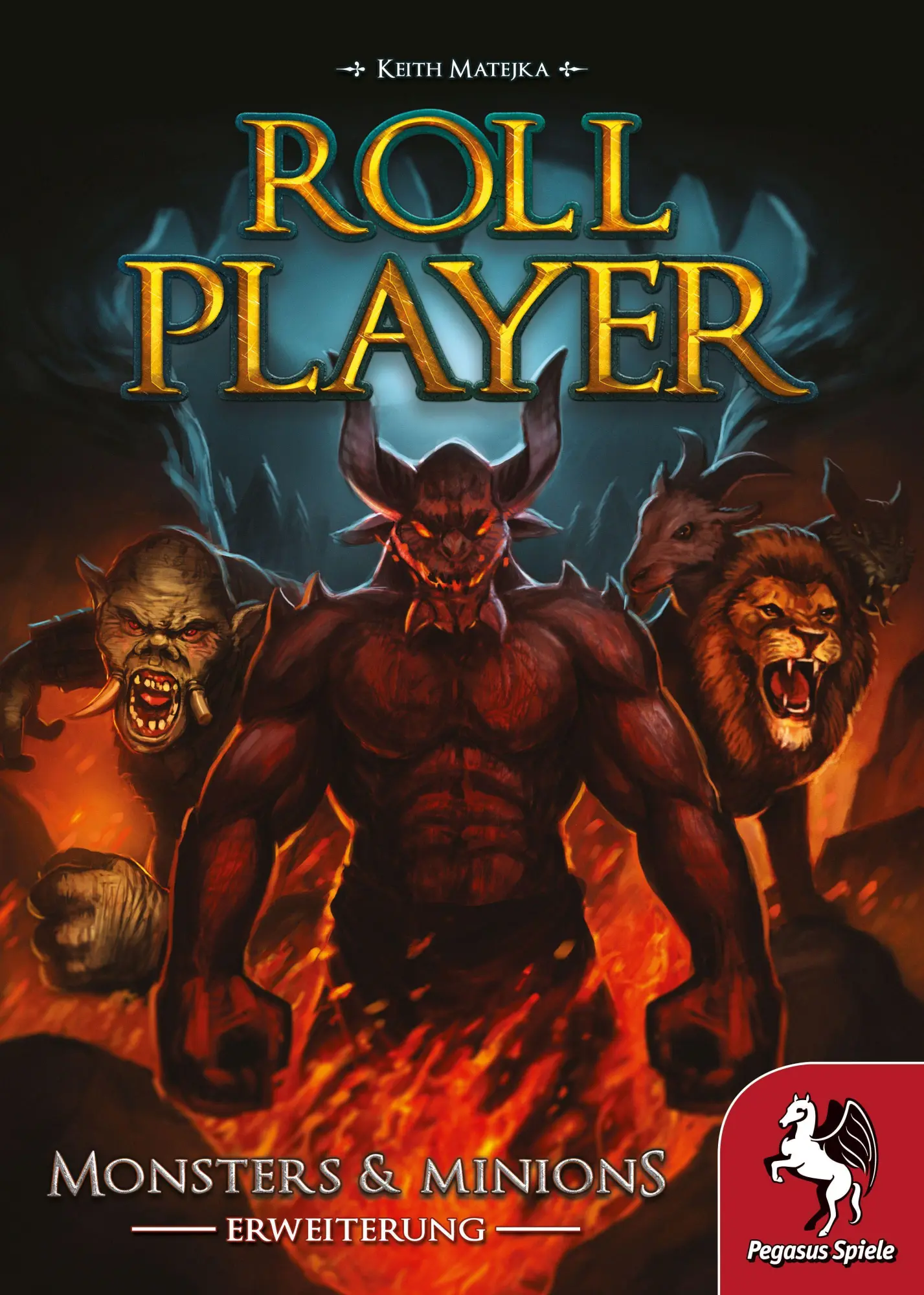 Cover: 4250231717130 | Roll Player: Monsters &amp; Minions [Erweiterung] | Keith Matejka | Spiel