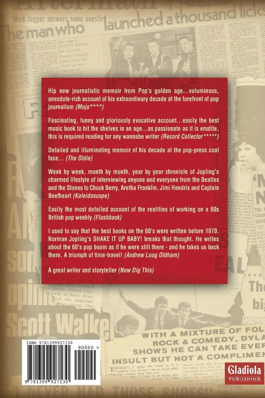 Rückseite: 9781399927130 | Shake It Up Baby! | Notes from a British pop music reporter 1961-1972