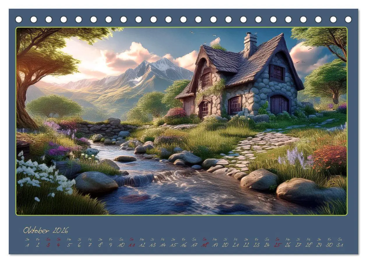 Bild: 9783457377130 | Landschaft romantisch gesehen (Tischkalender 2026 DIN A5 quer),...