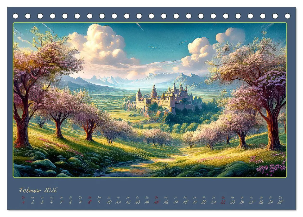 Bild: 9783457377130 | Landschaft romantisch gesehen (Tischkalender 2026 DIN A5 quer),...