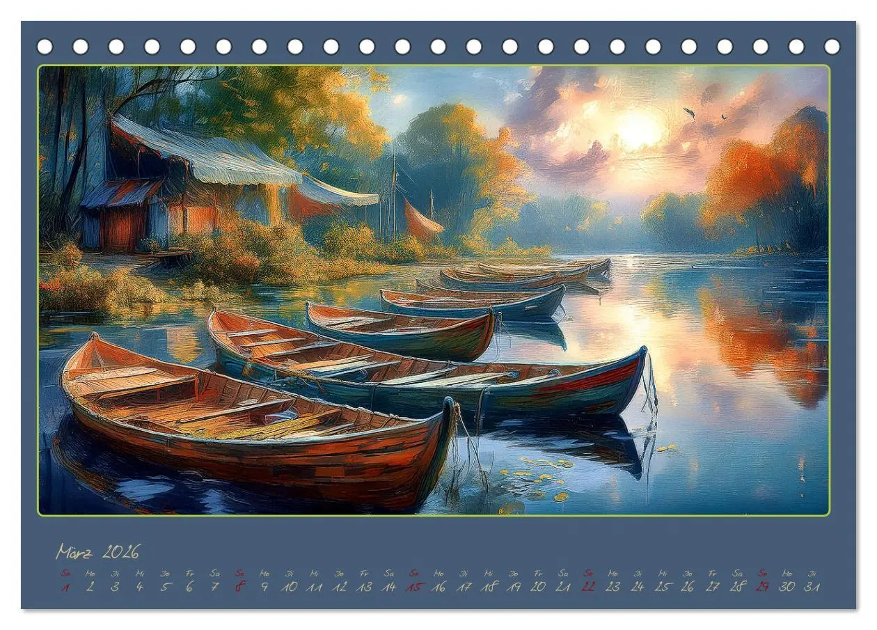 Bild: 9783457377130 | Landschaft romantisch gesehen (Tischkalender 2026 DIN A5 quer),...