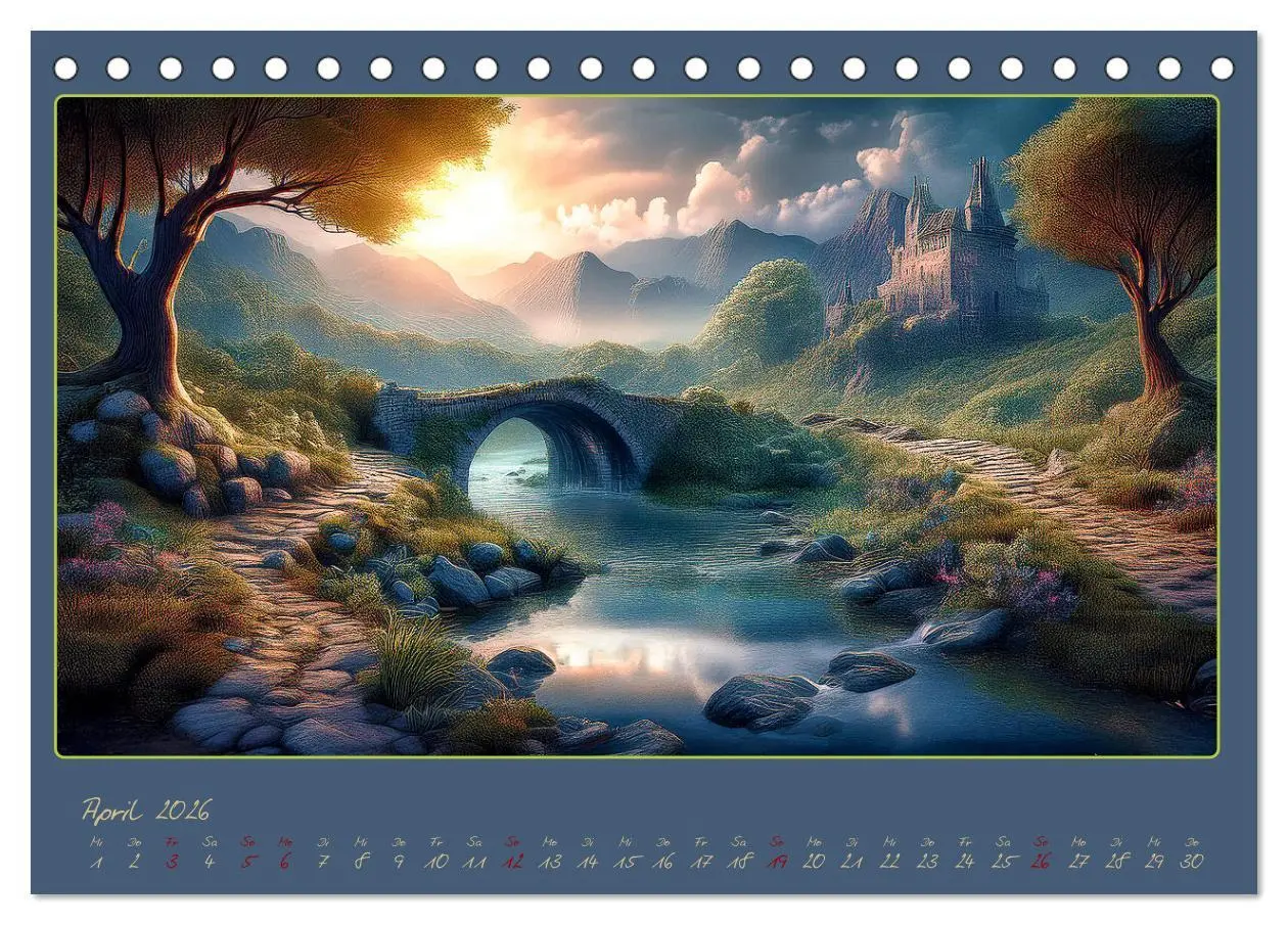 Bild: 9783457377130 | Landschaft romantisch gesehen (Tischkalender 2026 DIN A5 quer),...