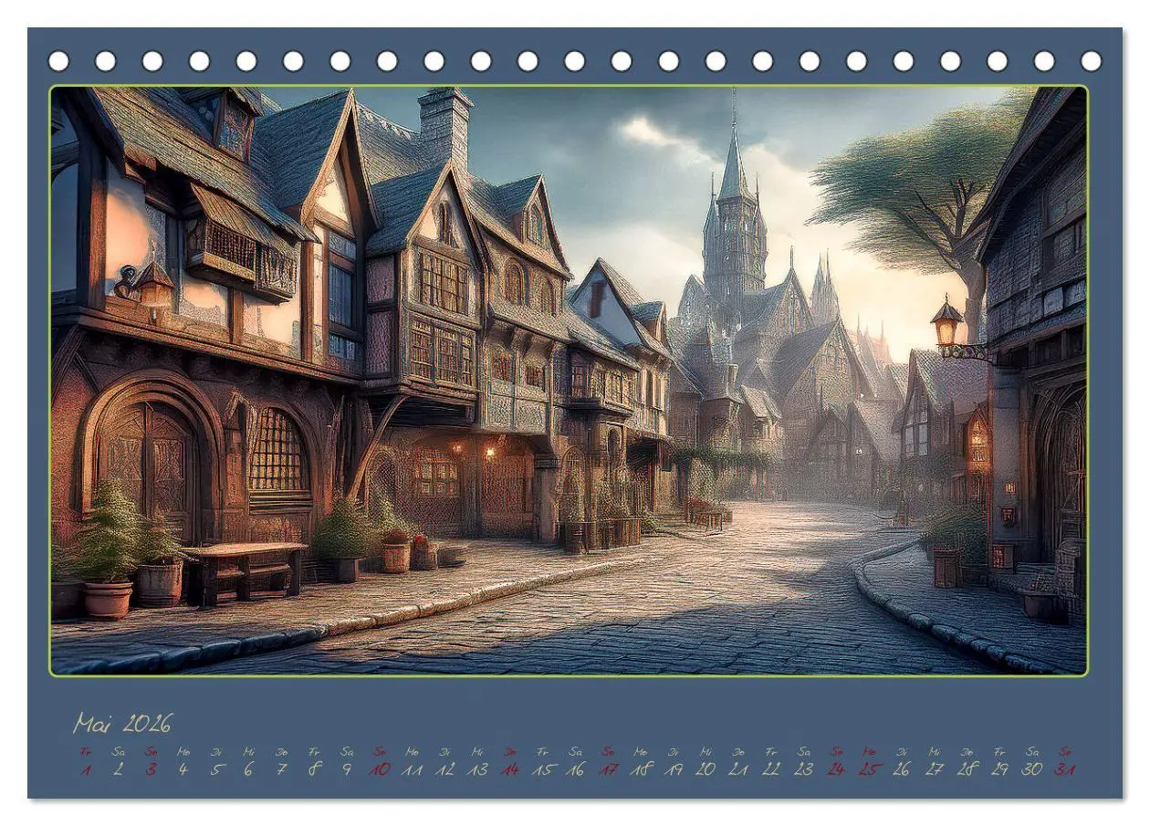 Bild: 9783457377130 | Landschaft romantisch gesehen (Tischkalender 2026 DIN A5 quer),...
