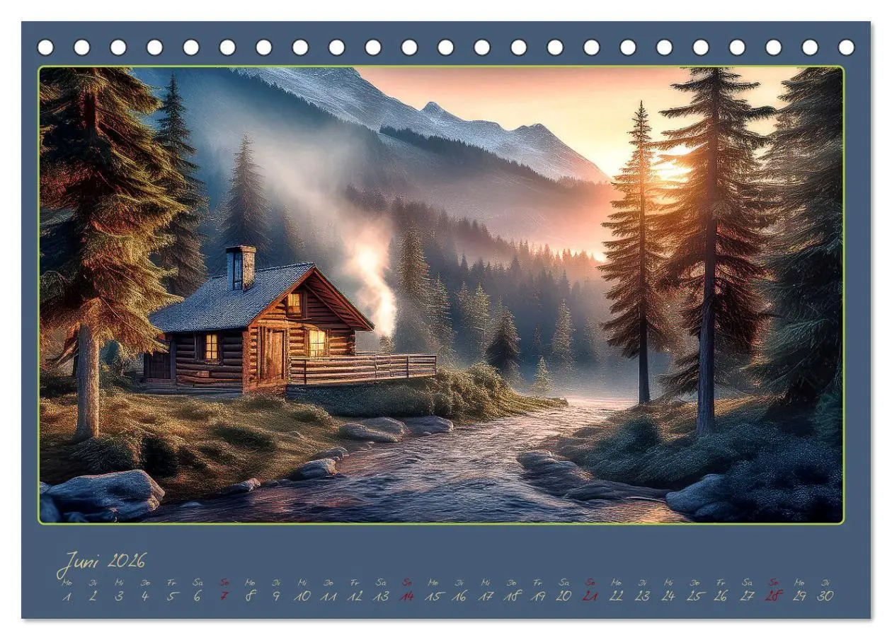 Bild: 9783457377130 | Landschaft romantisch gesehen (Tischkalender 2026 DIN A5 quer),...