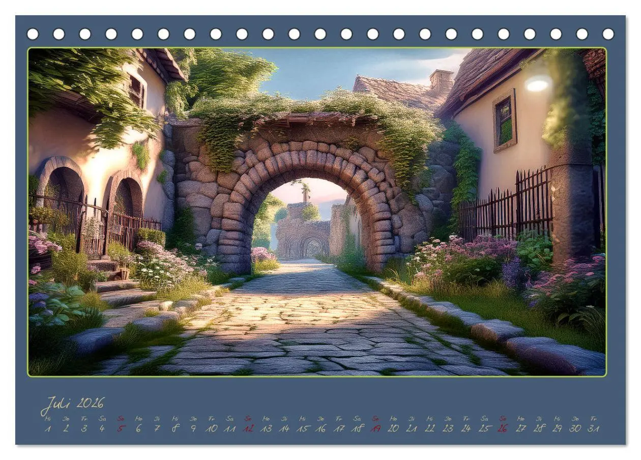 Bild: 9783457377130 | Landschaft romantisch gesehen (Tischkalender 2026 DIN A5 quer),...