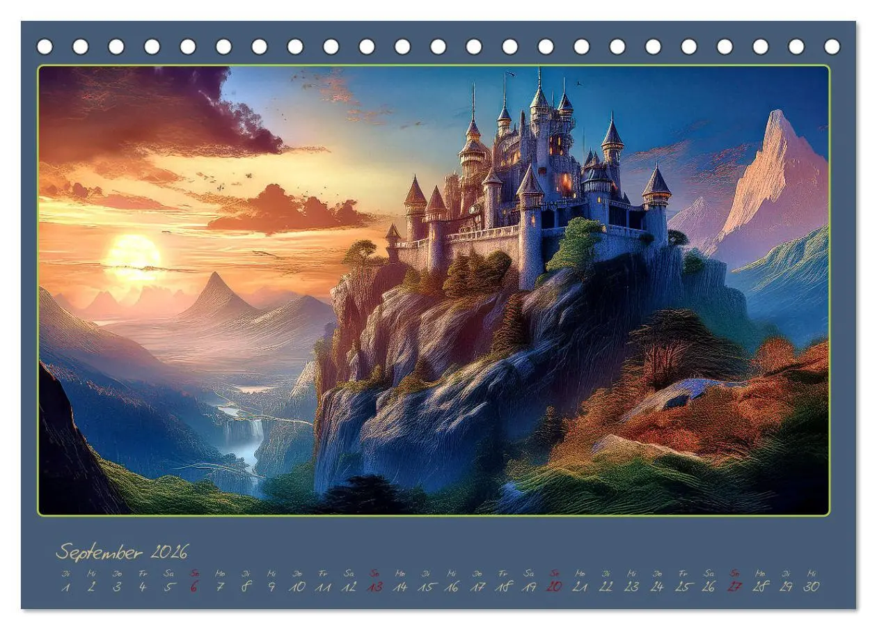 Bild: 9783457377130 | Landschaft romantisch gesehen (Tischkalender 2026 DIN A5 quer),...